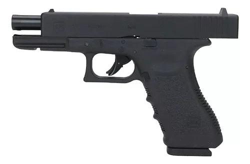 Pistola Airgun Glock 17 Gen4 Co2 4,5mm Blowback Metal Coldre