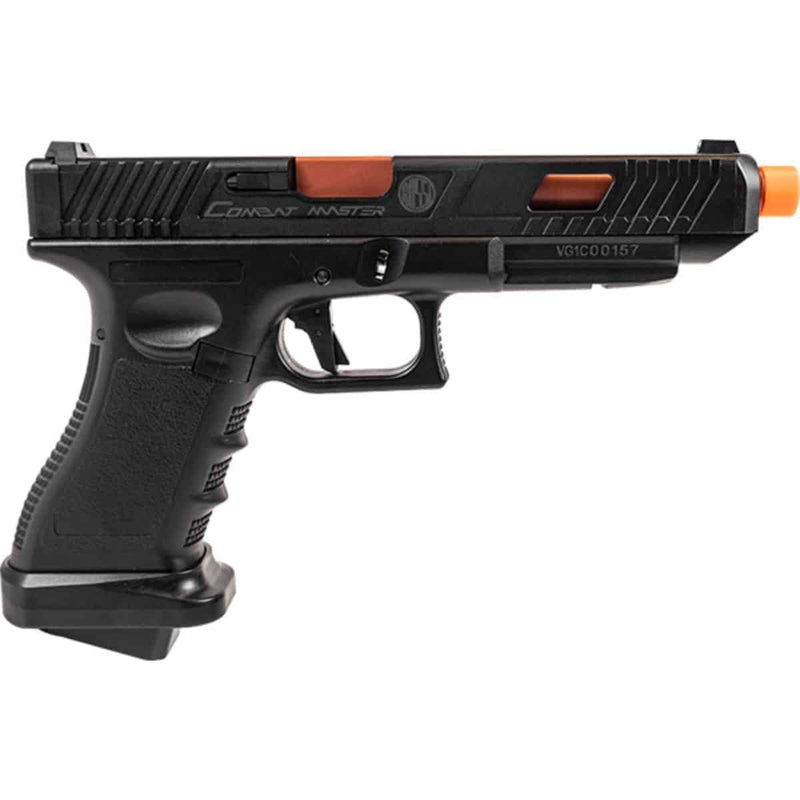 Pistola Airsoft Rossi Combat Master Glock G34 GBB 6mm Coldre