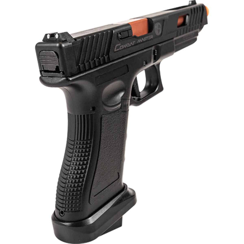 Pistola Airsoft Rossi Combat Master Glock G34 GBB 6mm Coldre