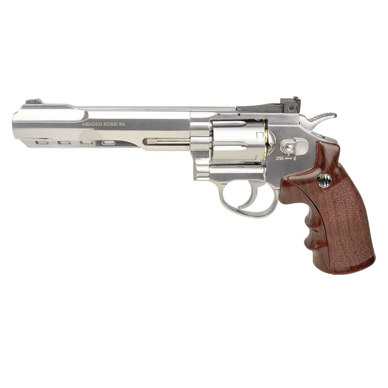 Revólver Airgun Rossi W702s Cromado 6″ Co2 4,5mm + Capa