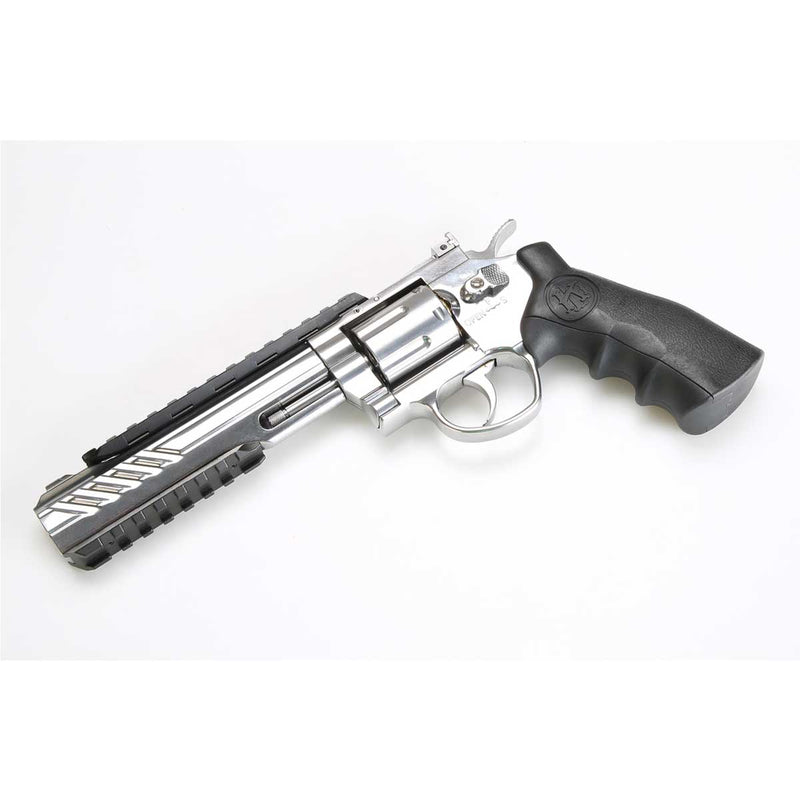 Revólver de Co2 KLI Titan S 6″ Cromado QGK Full Metal 6mm Super Kit